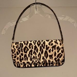 Vintage Dolce & Gabbana leopard print handbag.